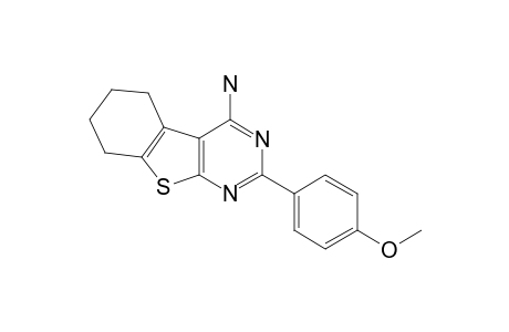 5,6,7,8-Tetrahydro-2-(4-methoxyphenyl)[1]benzothieno[2,3-d]pyrimidin-4-amine