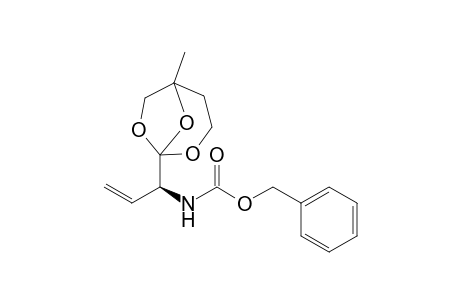 (1S)-[1-(5-Methyl-2,7,8-trioxabicyclo[3.2.1]oct-1-yl)allyl]carbamic acid benzyl ester