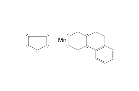 Manganese, (eta.-5-cyclopentadienyl)(1,2,3,44a,10a-eta.-6-9,10-dihydrophenanthrene)