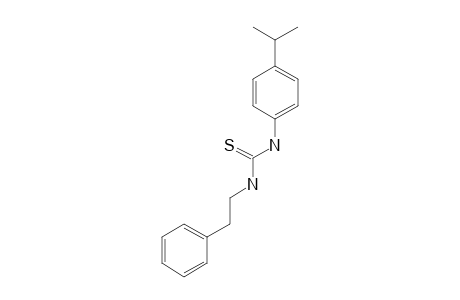 1-(p-cumenyl)-3-phenethyl-2-thiourea