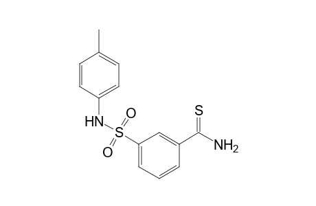 m-(p-tolylsulfamoyl)thiobenzamide