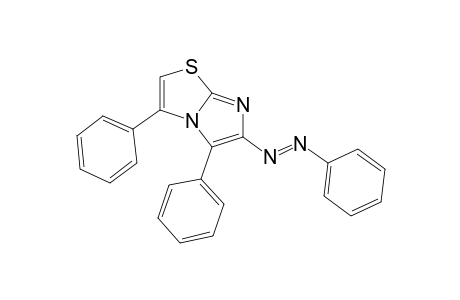 3,5-diphenyl-6-(phenylazo)imidazo[2,1-b]thiazole