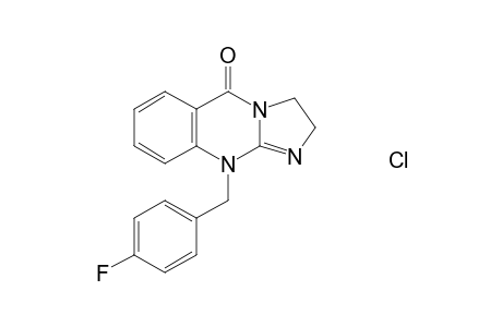 10-(4-Fluorobenzyl)-2,10-dihydroimidazo-(2,1-b)quinazolin-5(3H)-one HCl