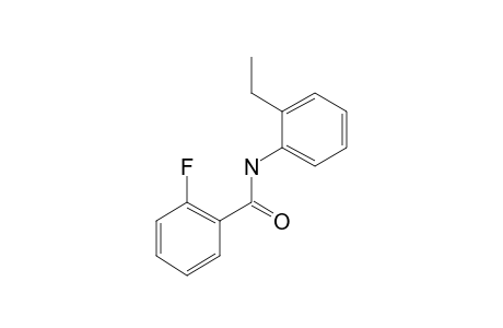 Benzamide, 2-fluoro-N-(2-ethylphenyl)-