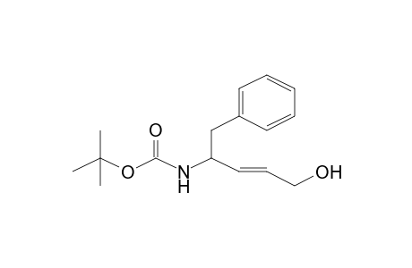 2-(E)-Penten-1-ol, 4-(4s)-[(tert.butyloxycarbonyl)amino]-5-phenyl-