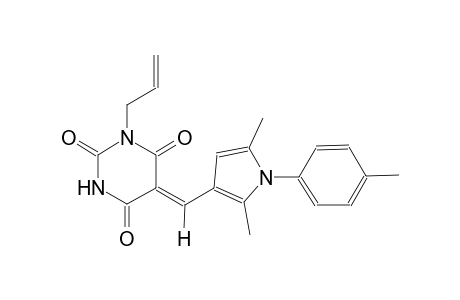 (5Z)-1-allyl-5-{[2,5-dimethyl-1-(4-methylphenyl)-1H-pyrrol-3-yl]methylene}-2,4,6(1H,3H,5H)-pyrimidinetrione