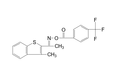 methyl 3-methylbenzo[b]thien-2-yl ketone, O-(alpha,alpha,alpha-trifluoro-p-toluoyl)oxime