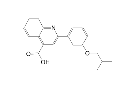 2-(3-Isobutoxyphenyl)-4-quinolinecarboxylic acid