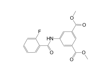 Dimethyl 5-[(2-fluorobenzoyl)amino]isophthalate