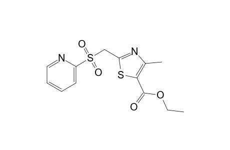 4-Methyl-2-{[(2-pyridyl)sulfonyl]methyl}-5-thiazolecarboxylic acid, ethyl ester