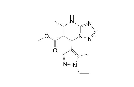 methyl 7-(1-ethyl-5-methyl-1H-pyrazol-4-yl)-5-methyl-4,7-dihydro[1,2,4]triazolo[1,5-a]pyrimidine-6-carboxylate