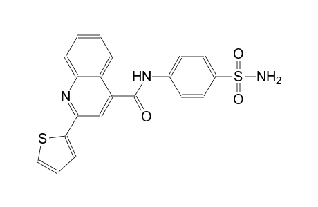 4-quinolinecarboxamide, N-[4-(aminosulfonyl)phenyl]-2-(2-thienyl)-