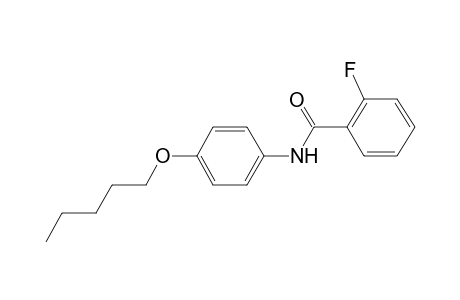 benzamide, 2-fluoro-N-[4-(pentyloxy)phenyl]-