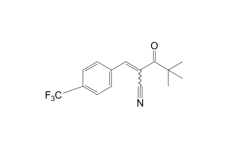 4,4-Dimethyl-2-[p-(trifluoromethyl)benzylidene]-3-oxovaleronitrile