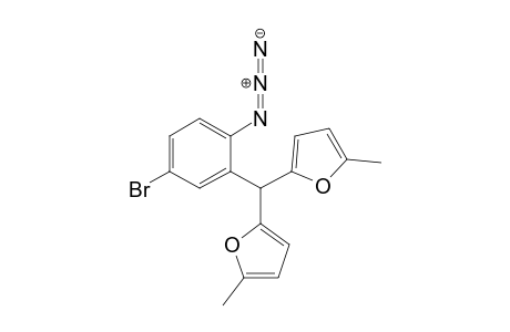 2,2'-[(2-Azido-5-bromophenyl)methanediyl]bis(5-methylfuran)