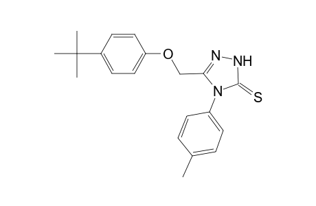 5-(4-tert-Butyl-phenoxymethyl)-4-p-tolyl-2,4-dihydro-[1,2,4]triazole-3-thione