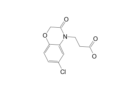 6-Chloro-2,3-dihydro-3-oxo-4H-1,4-benzoxazine-4-propionic acid