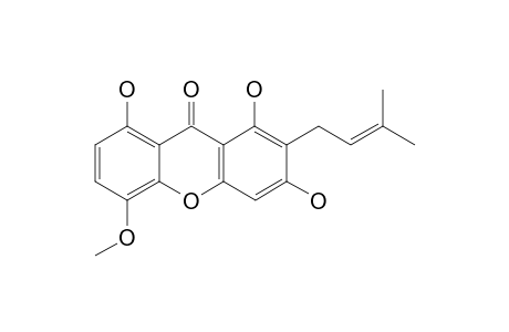 1,3,8-TRIHYDROXY-5-METHOXY-2-(3-METHYLBUT-2-ENYL)-XANTHONE