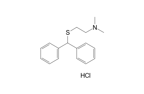 N,N-dimethyl-2-[(diphenylmethyl)thio]ethylamine, hydrochloride