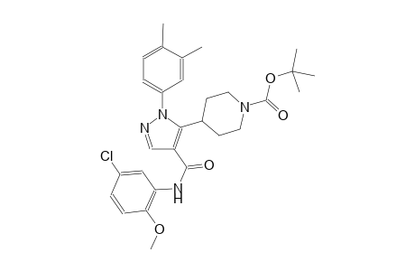 1-piperidinecarboxylic acid, 4-[4-[[(5-chloro-2-methoxyphenyl)amino]carbonyl]-1-(3,4-dimethylphenyl)-1H-pyrazol-5-yl]-, 1,1-