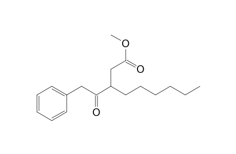 Methyl 3-phenylacetyl-nonanoate