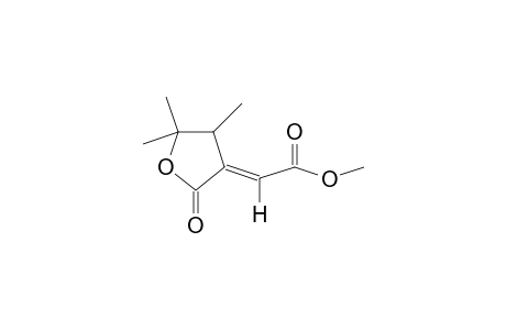 Acetic acid, (dihydro-4,5,5-trimethyl-2-oxo-3(2H)-furanylidene)-, methyl ester, (E)-