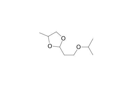 1,3-Dioxolane, 4-methyl-2-(2-propoxyethyl)-, cis-(.+-.)-