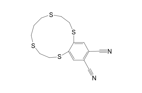 2,3,6,7,9,10-HEXAHYDRO-5H-1,4,8,11-BENZOTETRATHIACYCLOTRIDECINE-13,14-DICARBONITRILE