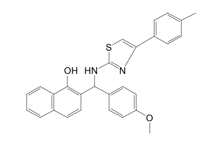 2-{p-Methoxy-alpha-[(4-p-tolyl-2-thiazolyl)amino]benzyl}-1-naphthol