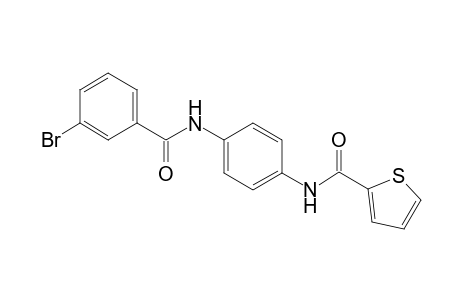 2-thiophenecarboxamide, N-[4-[(3-bromobenzoyl)amino]phenyl]-