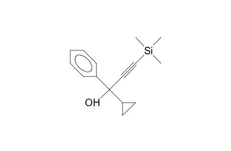 3-Cyclopropyl-3-hydroxy-3-phenyl-1-trimethylsilyl-propyne