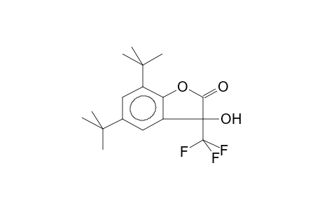 3H-Benzofuran-2-one, 5,7-di-tert-butyl-3-hydroxy-3-trifluoromethyl-
