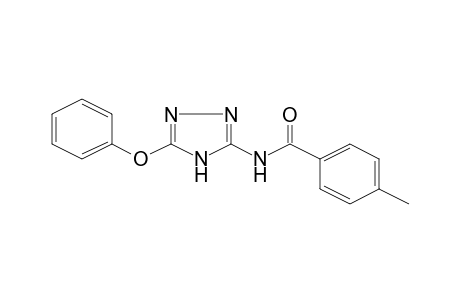 4H-1,2,4-Triazole, 3-(p-methylbenzoylamino)-5-phenoxy-