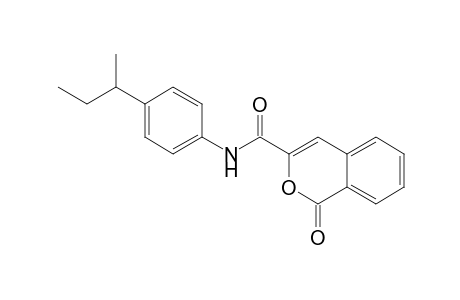 N-(4-sec-butylphenyl)-1-oxo-1H-2-benzopyran-3-carboxamide