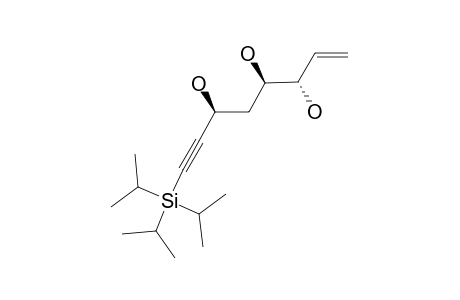 (3S*,4R*,6S*)-8-TRIISOPROPYLSILANYL-OCT-1-EN-7-YNE-3,4,6-TRIOL