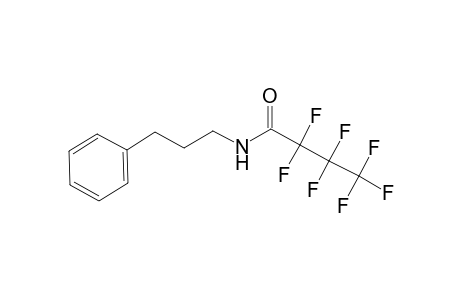 2,2,3,3,4,4,4-Heptafluoro-N-(3-phenylpropyl)butanamide