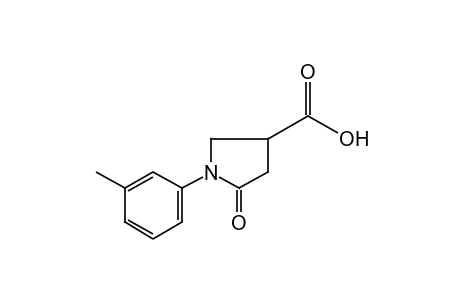 5-oxo-1-m-tolyl-3-pyrrolidinecarboxylic acid