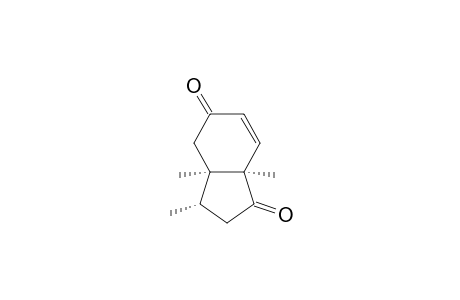 1H-Indene-1,5(4H)-dione, 2,3,3a,7a-tetrahydro-3,3a,7a-trimethyl-, (3.alpha.,3a.alpha.,7a.alpha.)-(.+-.)-