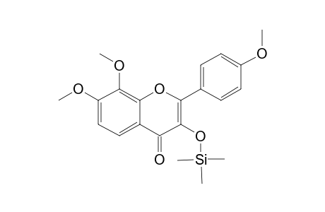 3-Hydroxy-7,8,4'-trimethoxyflavone, trimethylsilyl ether