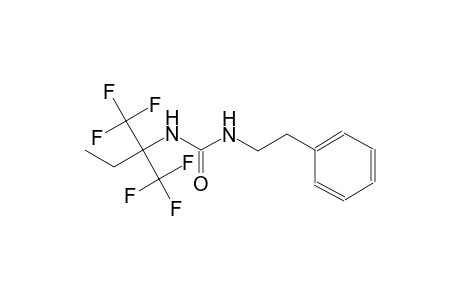 N-[1,1-bis(trifluoromethyl)propyl]-N'-(2-phenylethyl)urea