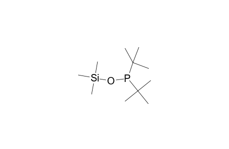 Trimethylsilyl di(tert-butyl)phosphinite