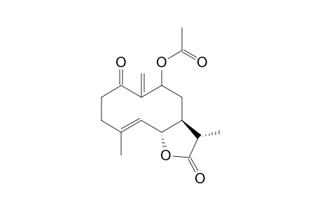 1-Oxo-9.beta.-acetoxygermacra-4,10(14)-dien-6.beta.,11.beta.-H-12,6-olide