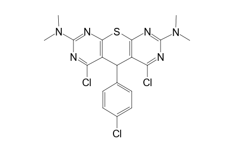 4,6-Dichloro-2,8-bis(dimethylamino)-5-(4-chlorophenyl)-5H-thiopyrano[2,3-d:6,5-d']dipyrimidine