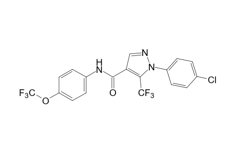 1-(p-CHLOROPHENYL)-alpha,alpha,alpha-TRIFLUORO-5-(TRIFLUOROMETHYL)PYRAZOLE-4-CARBOX-p-ANISIDIDE