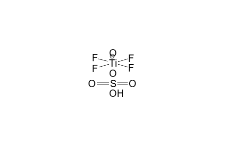 TRANS-TETRAFLUOROTITANIUM-SULPHURIC ACID AQUA COMPLEX ANION