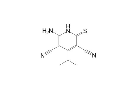 2-Amino-4-isopropyl-6-thioxo-1H-pyridine-3,5-dicarbonitrile