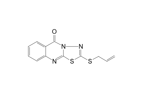 2-Allylsulfanyl-1-thia-3,3a,9-triaza-cyclopenta[b]naphthalen-4-one