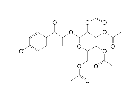 2-[1-Hydroxy-1-(4-methoxyphenyl)propan-2-yl]oxy-6-(hydroxymethyl)oxane-3,4,5-triol, 4ac derivative