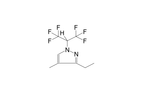 1-(1,1,1,3,3,3-HEXAFLUORO-2-PROPYL)-3-ETHYL-4-METHYLPYRAZOLE