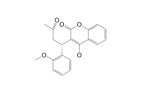 (S)-4-Hydroxy-3-[1-(2-methoxyphenyl)-3-oxobutyl]-chromen-2-one